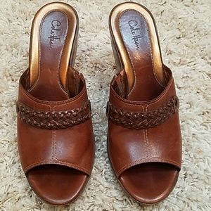 Cole Haan Brown Leather Wedge  - Size 8 - Perfect